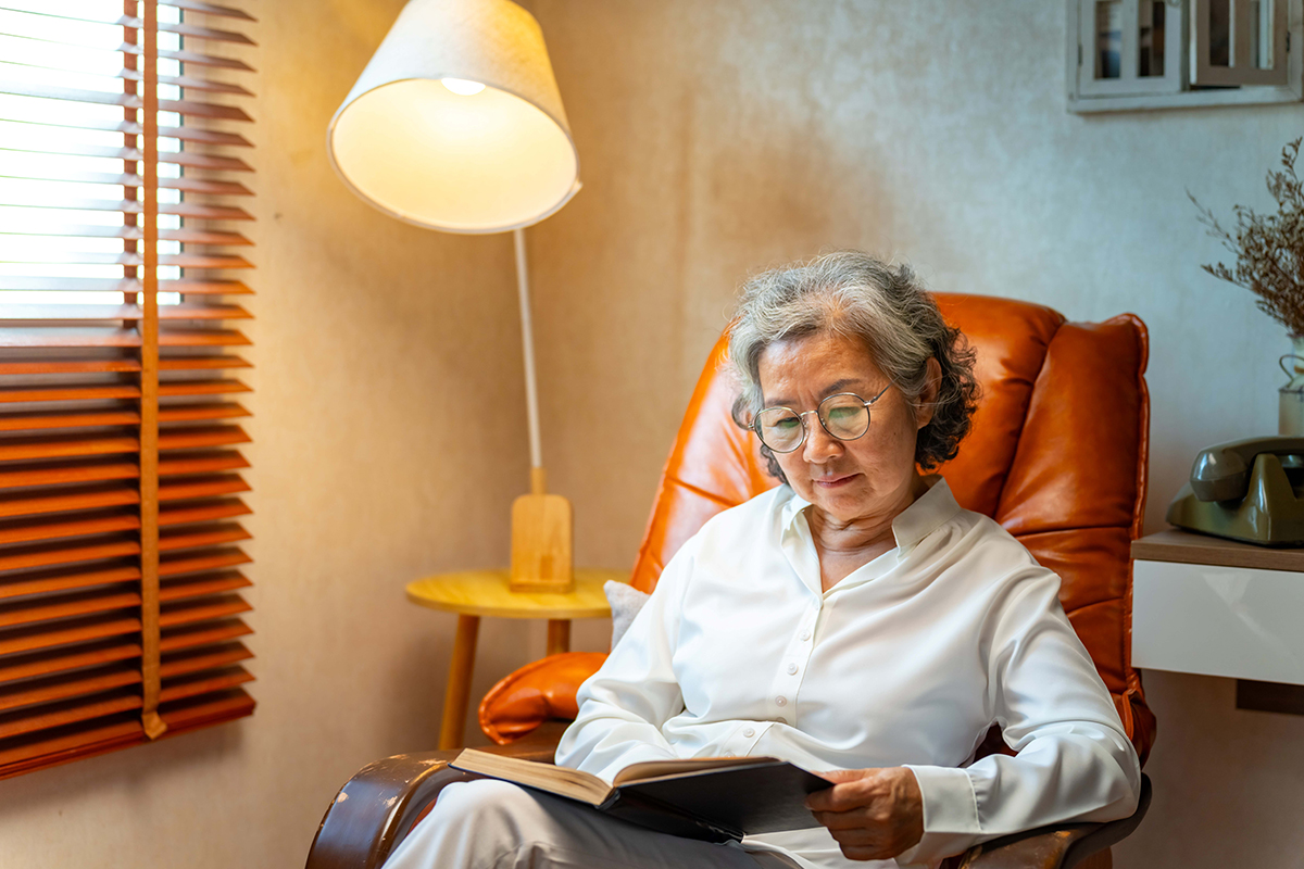 Woman in chair